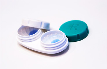 Contact lenses in case