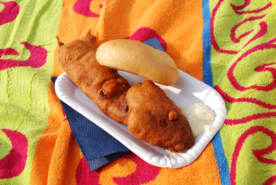 Hei&szlig;er Backfisch