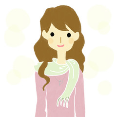 上品な雰囲気の女の子