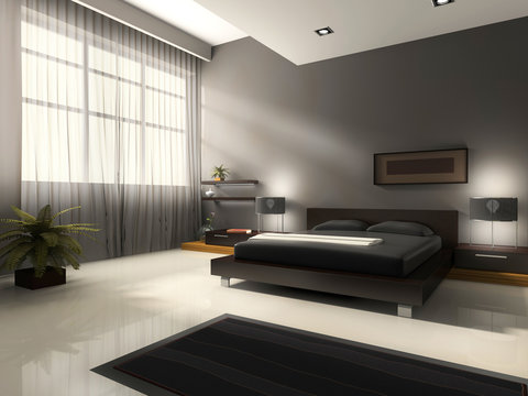 Interior to bedrooms