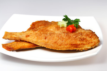Roasted  Flounder ( plaice )