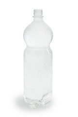 Plastic bottle of water