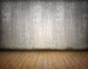 Grunge abstract empty room - interior background image