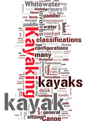 Obraz premium Kayaking