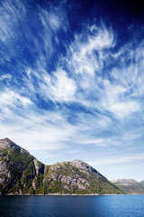 Naklejka premium Norway Fjord Landscape