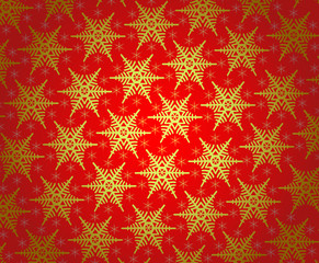 Naklejka na ściany i meble Christmas wallpaper pattern