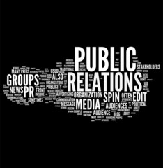 Fototapeta premium Public Relations