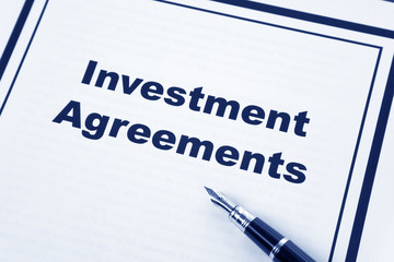 Obraz premium Investment Agreement