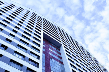 Modern apartment building