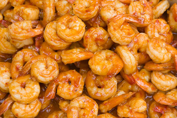 boiled shrimp in sauce