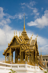 The temple in the Grand palace area  in Bangkok, Thailand