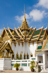 Obraz premium The temple in the Grand palace area in Bangkok, Thailand