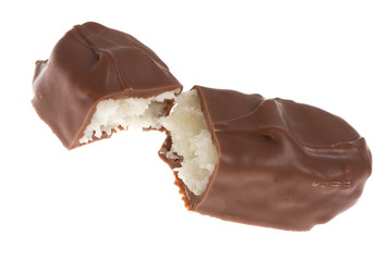 Chocolate on isolated
