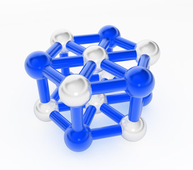 Molecular Model, Hexagonal Crystal