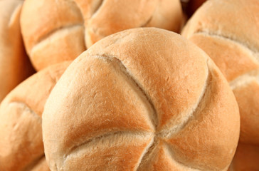 Bread rolls isolated