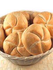 Bread rolls isolated