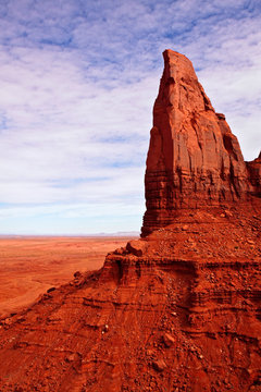 Spearhead Rock at Artist's Point in Monument Valley