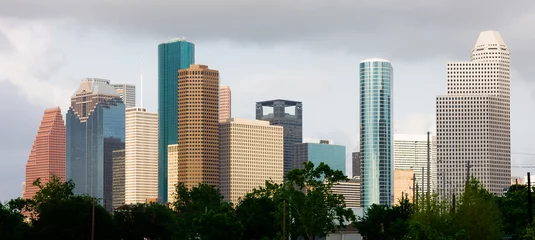 Fototapeten Wolkenkratzer von Houston Texas © Andy