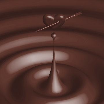 chocolate heart