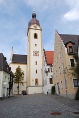 La chiesa di  Schwandorf, Baviera