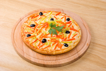 pizza m paprika and olive