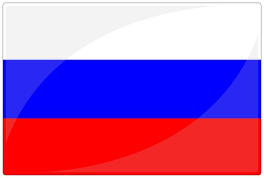drapeau glassy russie russia flag