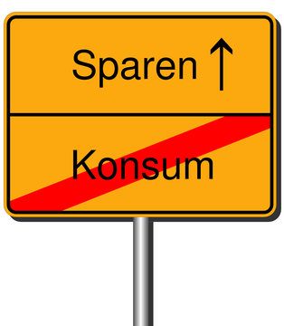 Sparen statt Konsum