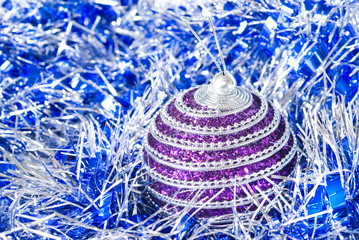 pink christmas ball with decoration