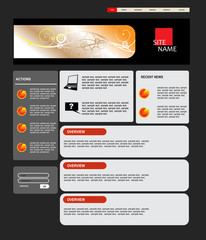 vector web template
