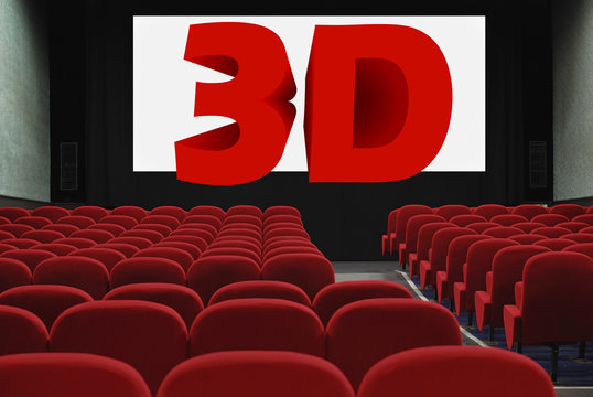 salle de cin&eacute;ma 3D