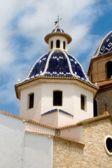 Kirche von Altea in Spanien