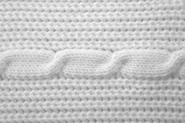 pattern from white threads