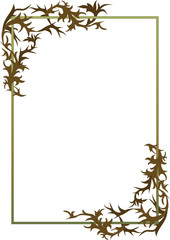 Obraz premium framework with a pattern