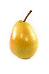 Yellow pear isolated