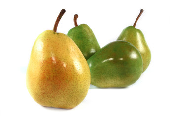 Yellow and Green pears