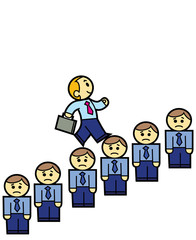 Climb up the service ladder