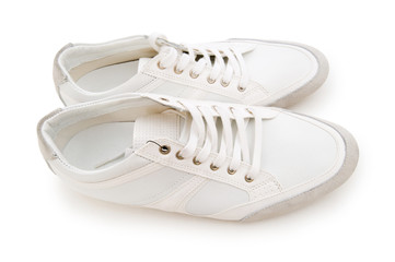 Short shoes isolated on the white background