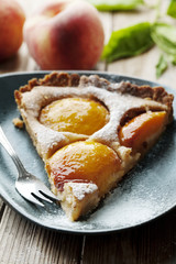 peach tart