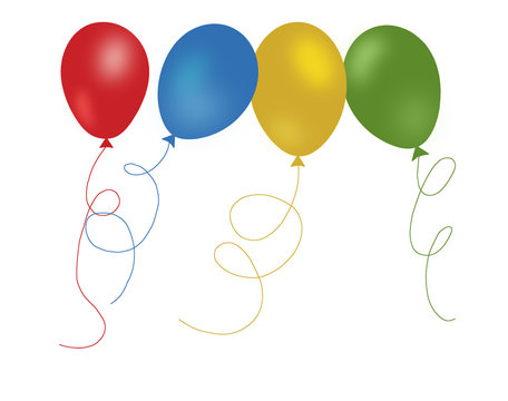 Colorful balloons pattern
