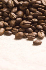 Roasted coffee beans