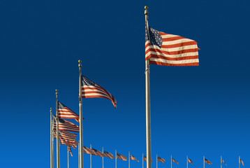 Washington Monument Flags