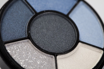 Palette of eyeshadows