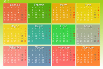 calendario 2010
