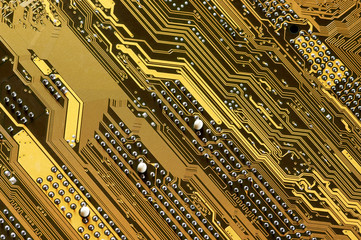 Circuit board close-up