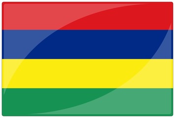 drapeau glassy ile maurice mauritius flag