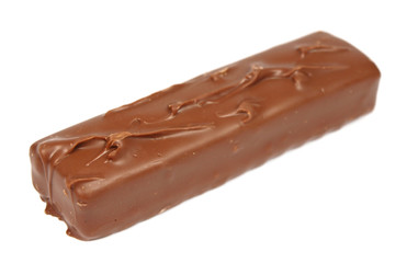 Chocolate stick isolated on white