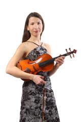 Beautiful violinist
