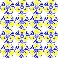 Seamless ornament  in color 84