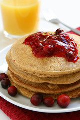 Cranberry Pancakes
