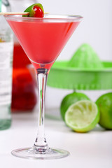 Red cocktail